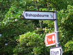 Bishopsbourne sign